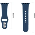 Pasek Tech-Protect Silicone, Apple Watch 49/46/45/44 mm, gratanowy (8/9)