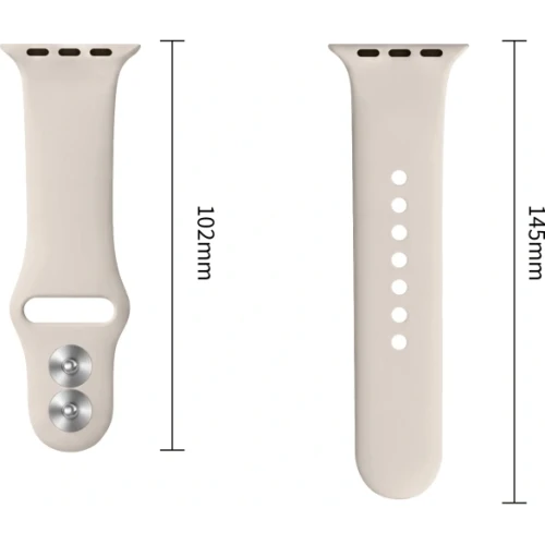 Pasek Tech-Protect Silicone, 49/46/45/44 mm, beżowy (8/9)