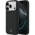 Etui Mercedes-Benz Leather Mesh Bow Line do iPhone 18 Pro Max / 17 Pro Max, do MagSafe, czarne (1/8)