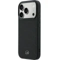 Etui Mercedes-Benz Leather Mesh Bow Line do iPhone 18 Pro Max / 17 Pro Max, do MagSafe, czarne (2/8)