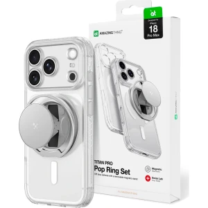 Etui AmazingThing Titan Pro Pop Lens do iPhone 18 Pro Max, przezroczyste