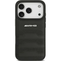 Etui Mercedes-Benz AMG Leather Debossed Lines Logo do iPhone 18 Pro Max / 17 Pro Max, czarne (3/8)