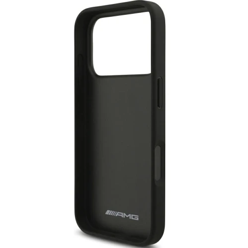 Etui Mercedes-Benz AMG Leather Debossed Lines Logo do iPhone 18 Pro Max / 17 Pro Max, czarne (7/8)