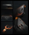 Etui pancerne Supcase UB Grip Mag Aramid (CC) do MagSafe do iPhone 18 Pro Max / 17 Pro Max, czarno-pomarańczowe (3/11)