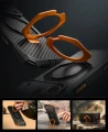 Etui pancerne Supcase UB Grip Mag Aramid (CC) do MagSafe do iPhone 18 Pro Max / 17 Pro Max, czarno-pomarańczowe (6/11)