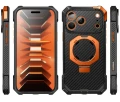 Etui pancerne Supcase UB Grip Mag Aramid (CC) do MagSafe do iPhone 18 Pro Max / 17 Pro Max, czarno-pomarańczowe (8/11)