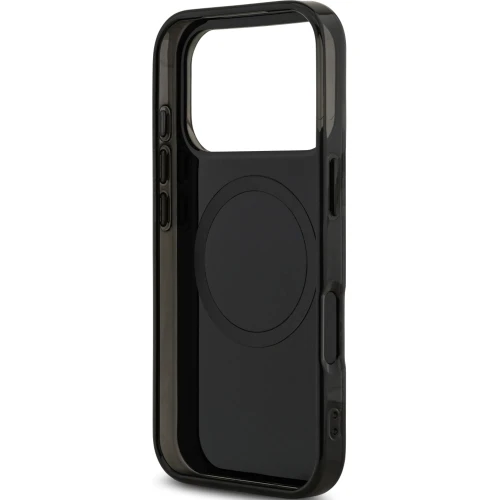 Etui Mercedes AMG IML Double Layer Rhombs do MagSafe do iPhone 18 Pro Max / 17 Pro Max, półprzezroczysto-czarne (7/8)