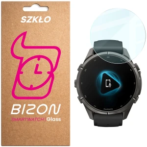 Szkło hartowane na ekran Bizon Watch Glass Clear do Garmin Fenix 9 Pro AMOLED (43 mm)