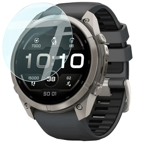 Szkło hartowane na ekran Bizon Watch Glass Clear do Garmin Fenix 9 Pro AMOLED (51 mm) (3/5)
