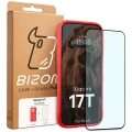 Pancerne etui + szkło hartowane Bizon Tur Pack do Xiaomi 17T, czerwone (10/10)