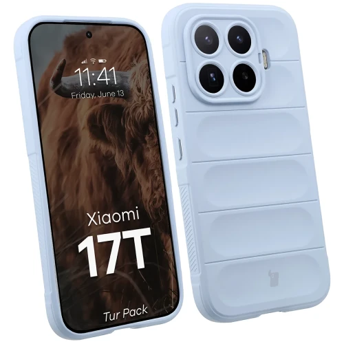 Pancerne etui + szkło hartowane Bizon Tur Pack do Xiaomi 17T, jasnoniebieskie (3/10)