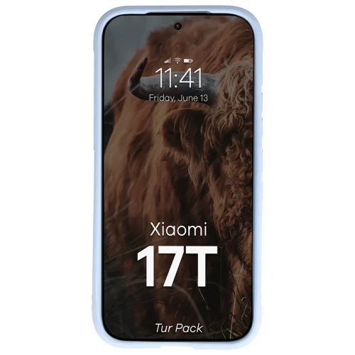 Pancerne etui + szkło hartowane Bizon Tur Pack do Xiaomi 17T, jasnoniebieskie (6/10)
