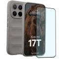 Pancerne etui + szkło hartowane Bizon Tur Pack do Xiaomi 17T, jasnoszare (1/10)