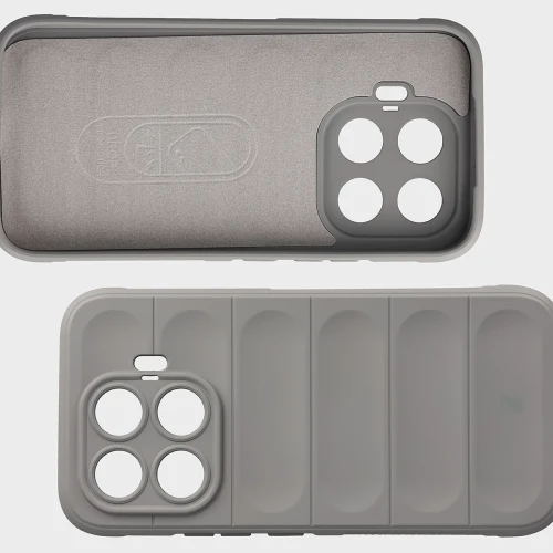 Pancerne etui + szkło hartowane Bizon Tur Pack do Xiaomi 17T, jasnoszare (7/10)