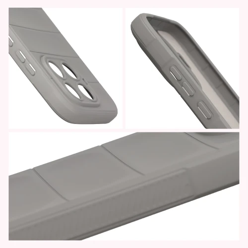 Pancerne etui + szkło hartowane Bizon Tur Pack do Xiaomi 17T, jasnoszare (8/10)