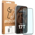 Pancerne etui + szkło hartowane Bizon Tur Pack do Xiaomi 17T, jasnoszare (10/10)
