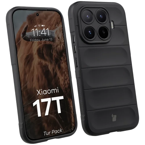 Pancerne etui + szkło hartowane Bizon Tur Pack do Xiaomi 17T, czarne (3/10)