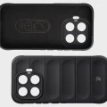 Pancerne etui + szkło hartowane Bizon Tur Pack do Xiaomi 17T, czarne (7/10)