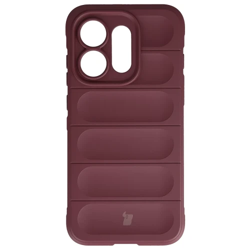 Pancerne etui + szkło hartowane Bizon Tur Pack do Oppo Reno16 / Reno16 Pro 5G, burgundowe (2/10)