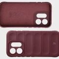 Pancerne etui + szkło hartowane Bizon Tur Pack do Oppo Reno16 / Reno16 Pro 5G, burgundowe (7/10)