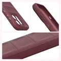 Pancerne etui + szkło hartowane Bizon Tur Pack do Oppo Reno16 / Reno16 Pro 5G, burgundowe (8/10)