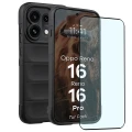 Pancerne etui + szkło hartowane Bizon Tur Pack do Oppo Reno16 / Reno16 Pro 5G, czarne (1/10)