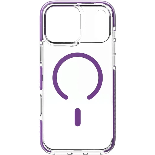 Etui ZAGG Santa Cruz Snap do MagSafe do iPhone 18 Pro Max / 17 Pro Max, przezroczysto-fioletowe (6/8)