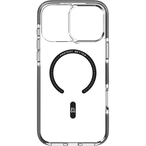 Etui ZAGG Santa Cruz Snap do MagSafe do iPhone 18 Pro / 17 Pro, przezroczysto-czarne (5/9)