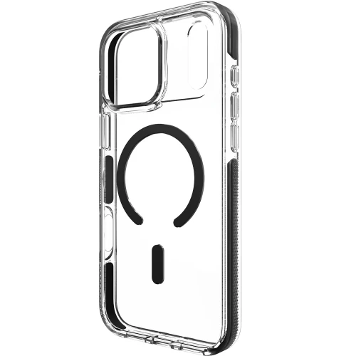 Etui ZAGG Santa Cruz Snap do MagSafe do iPhone 18 Pro / 17 Pro, przezroczysto-czarne (6/9)