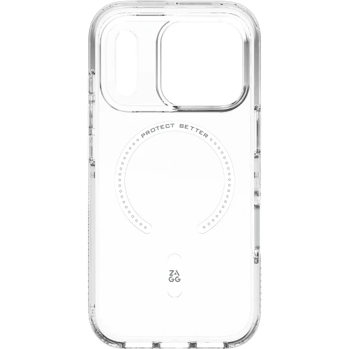 Etui ZAGG Crystal Palace Snap do MagSafe do iPhone 18 Pro / 17 Pro, przezroczysto-białe (6/9)