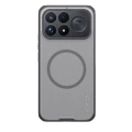 Etui Nillkin Frosted Shield Pro Magnetic do MagSafe do Xiaomi POCO F9 Ultra, przydymione z czarną ramką (1/8)