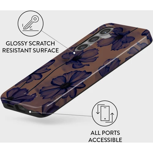 Etui Burga Tough Magnetic do Galaxy S24, Velvet Night (4/5)