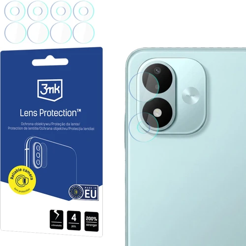 Osłona na aparat 3mk HARDY Lens Protection Pro, 1 zestaw dla Xiaomi Redmi Note 17 4G/5G, (1/2)