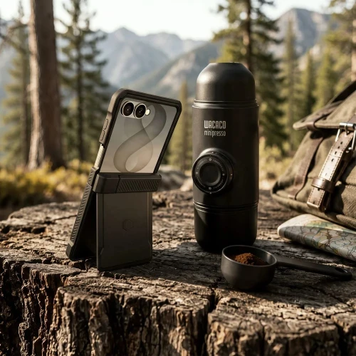 Etui 360° Tech-Protect Kevlar Pro do Galaxy Z Flip8, czarne (7/8)