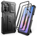 Etui pancerne Tech-Protect Kevlar Cam+ 2-Set do Galaxy A17 5G, Galaxy A18 5G, czarne (1/8)