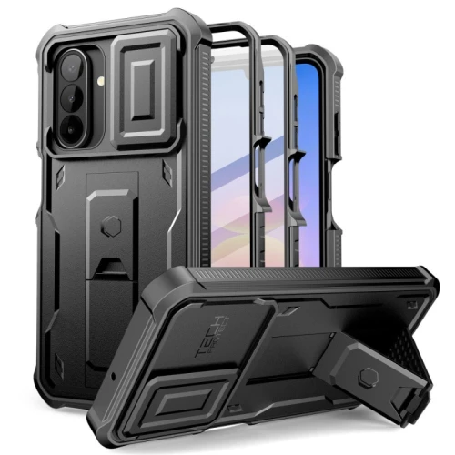 Etui pancerne Tech-Protect Kevlar Cam+ 2-Set do Galaxy A17 5G, Galaxy A18 5G, czarne (2/8)