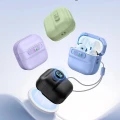 Etui ESR FlickLock Magnetic Case do MagSafe do Apple AirPods 4, Apple AirPods 5, niebieskie (10/10)