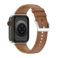 Skórzany pasek Bizon Strap Watch Casual do Apple Watch 44/45/46/49 mm, jasnobrązowy (3/5)