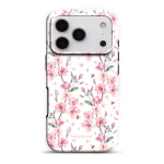 Etui ochronne do iPhone 18 Pro, Mobiwear Elite Pro, japoński bukiet