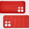 Pancerne etui + szkło hartowane Bizon Tur Pack do Oppo Reno16 F / Reno16 FS, czerwone (7/10)