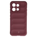 Pancerne etui + szkło hartowane Bizon Tur Pack do Oppo Reno16 F / Reno16 FS, burgundowe (2/10)