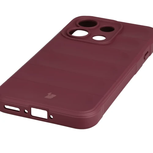 Pancerne etui + szkło hartowane Bizon Tur Pack do Oppo Reno16 F / Reno16 FS, burgundowe (4/10)