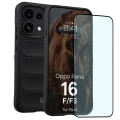 Pancerne etui + szkło hartowane Bizon Tur Pack do Oppo Reno16 F / Reno16 FS, czarne (1/10)
