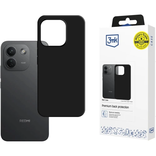 Etui 3mk Matt Case do Xiaomi Redmi Note 17 Pro Max 5G, czarny matowe (2/4)