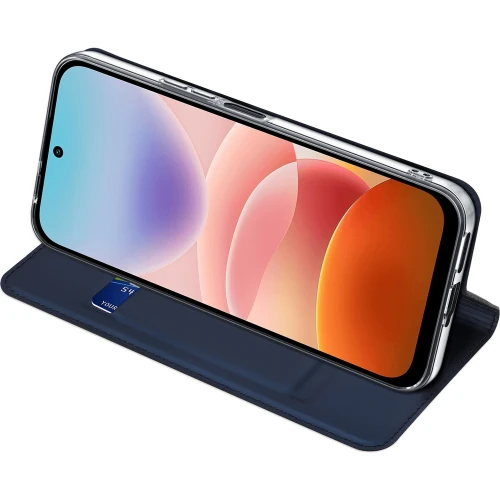 Etui z klapką Dux Ducis Skin Pro do Xiaomi Redmi 17 4G/5G, granatowe (12/12)
