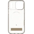 Etui ZAGG Milan Snap Kickstand do MagSafe do iPhone 18 Pro / 17 Pro, przezroczysto-złote z brokatem (4/6)