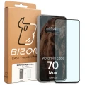 Pancerne etui + szkło hartowane Bizon Tur Pack do Motorola Edge 70 Max, jasnoszare (10/10)