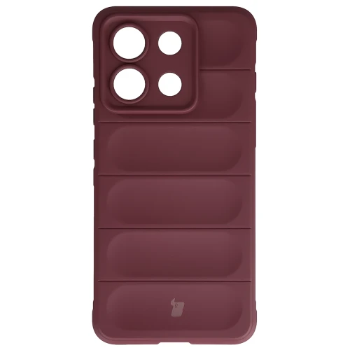 Pancerne etui + szkło hartowane Bizon Tur Pack do Motorola Edge 70 Max, burgundowe (2/10)