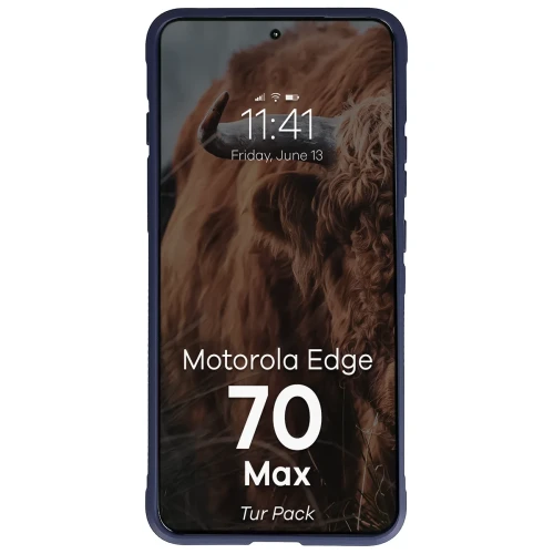 Pancerne etui + szkło hartowane Bizon Tur Pack do Motorola Edge 70 Max, granatowe (6/10)