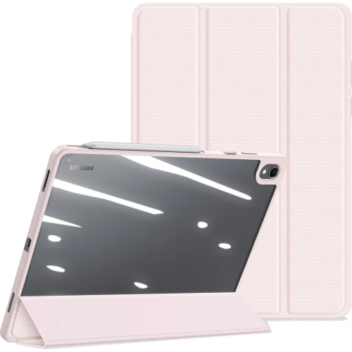 Etui z klapką Dux Ducis Toby do Galaxy Tab S12 Plus, różowy (1/12)